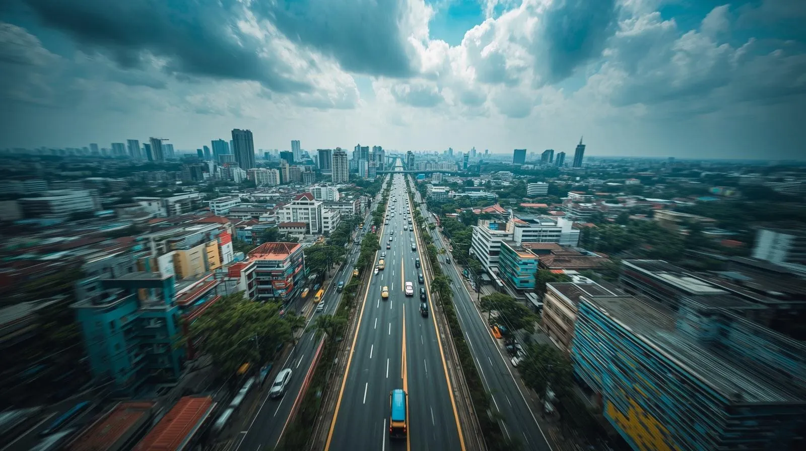 ホーチミンの街並み