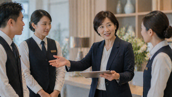 東南アジアの日系企業で働くシニア女性