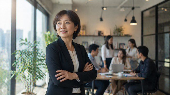 海外でセカンドキャリアを築くシニア女性