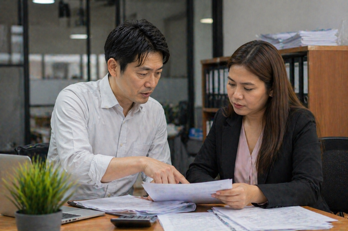 M&A交渉の打ち合わせシーン